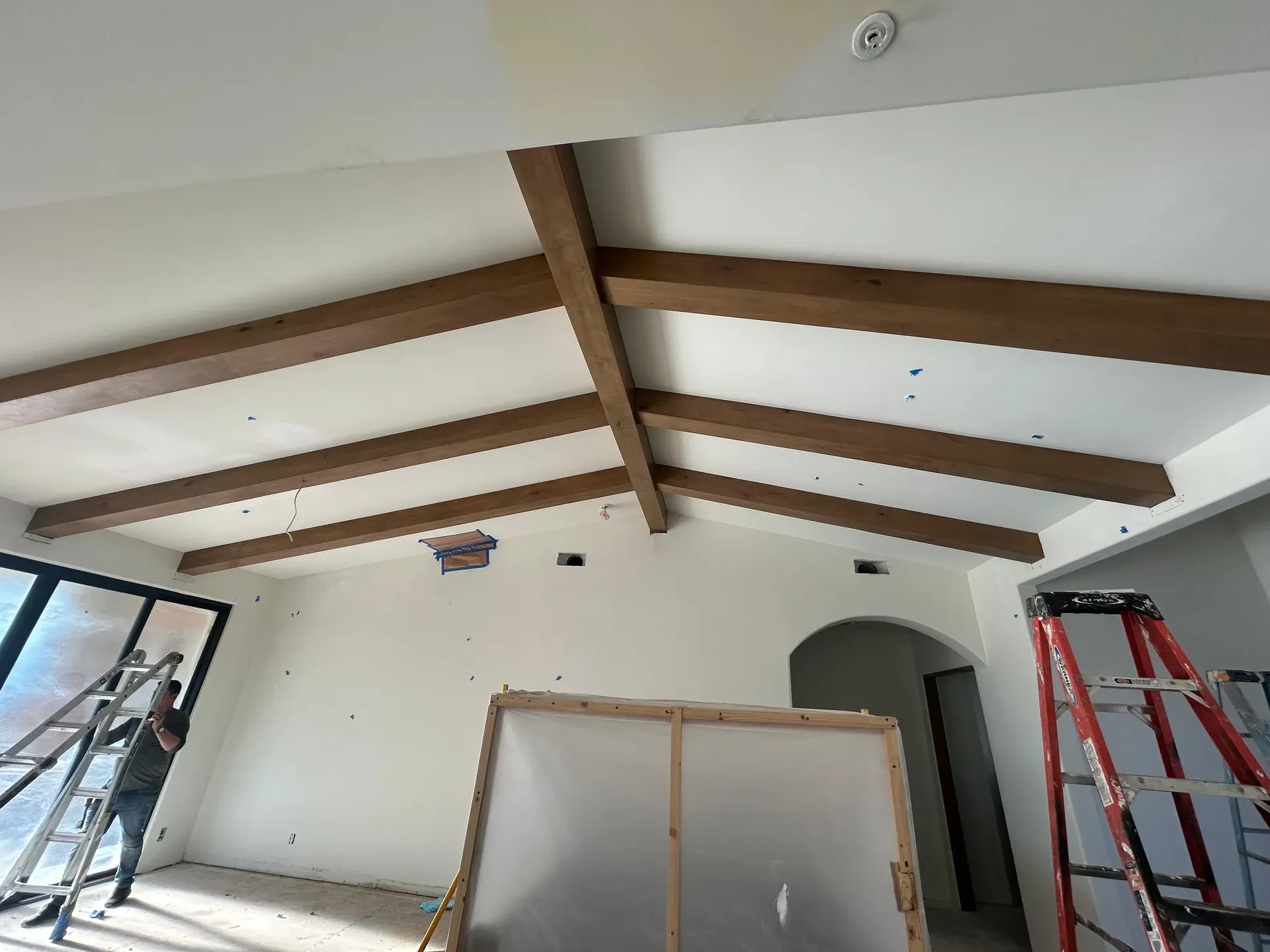 Exposed-Beam Great Room Ceiling - Phoenix, AZ