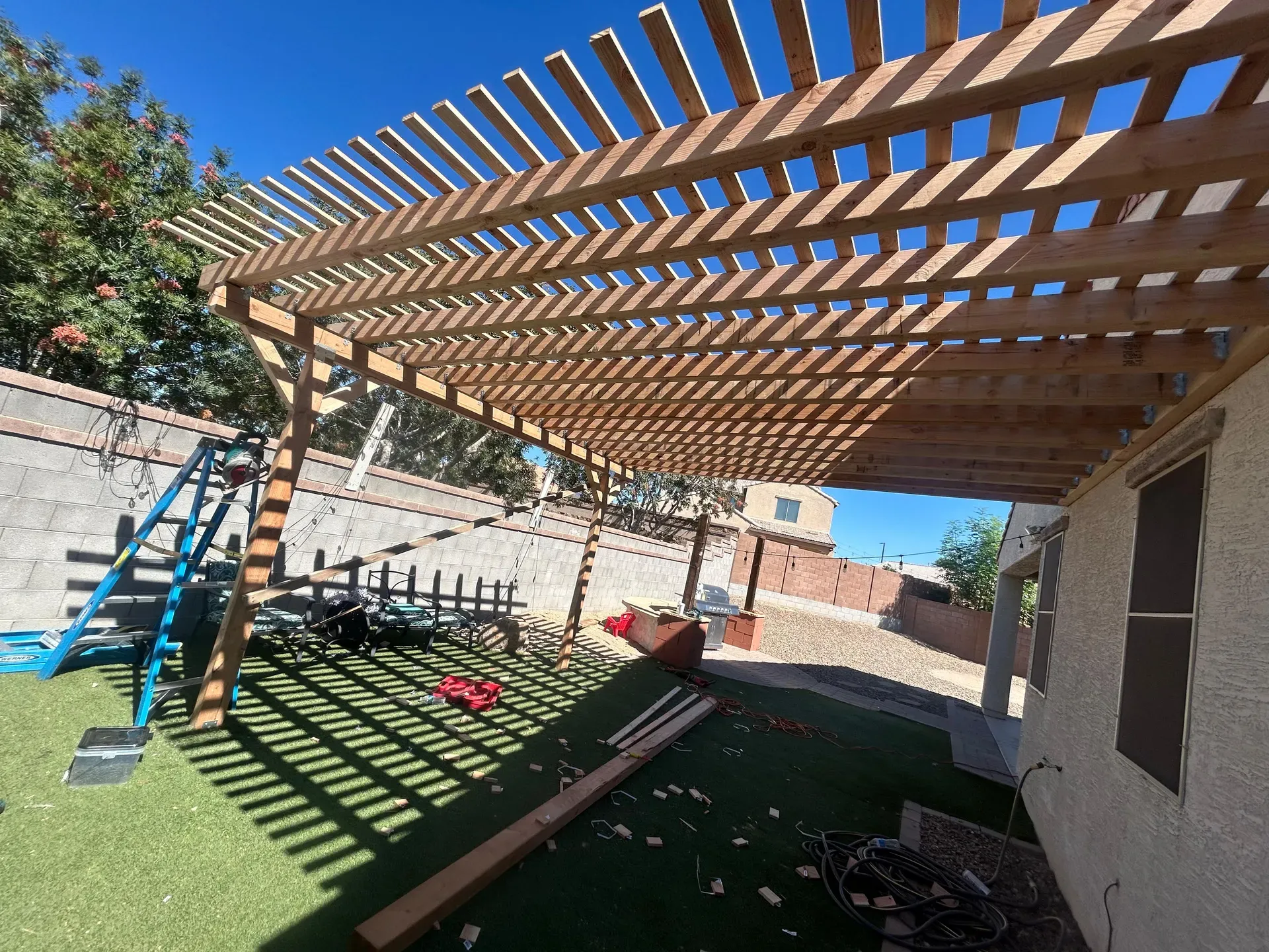 Custom Backyard Pergola - Phoenix, AZ