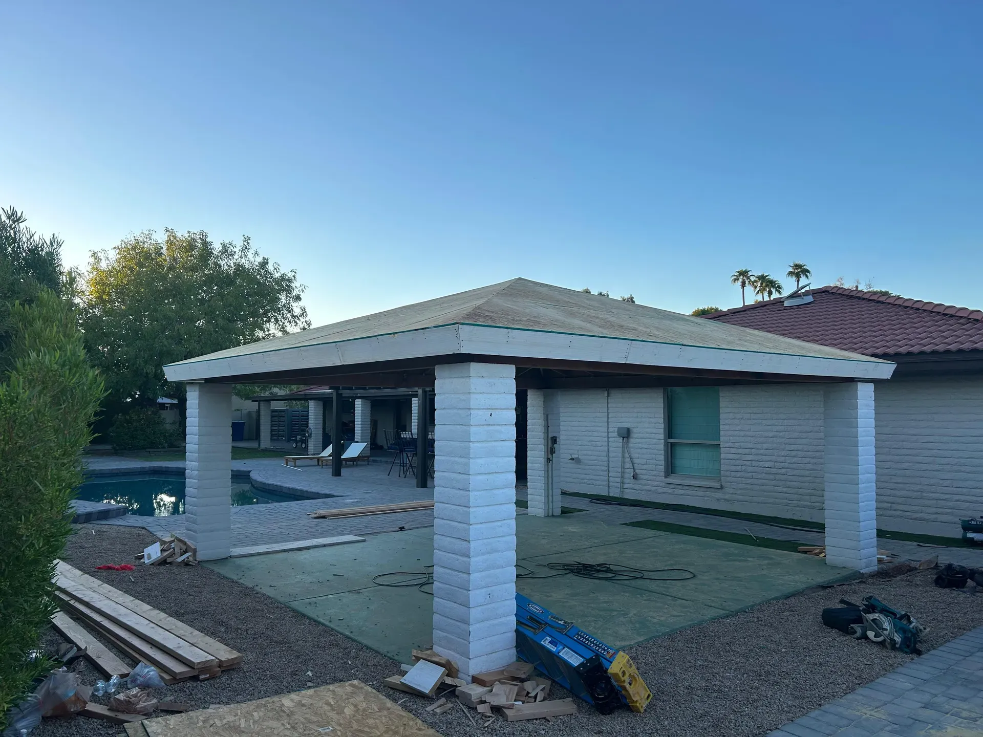 Ramada de Patio con Columnas - Phoenix, AZ